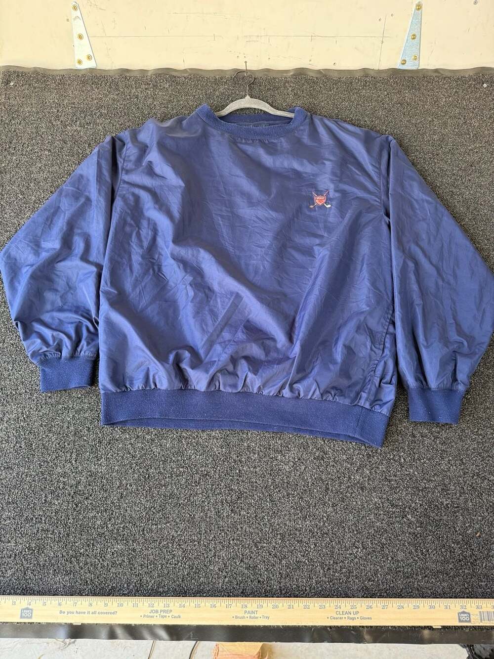 Polo Golf Ralph Lauren Navy Blue Windbreaker Pullover XL